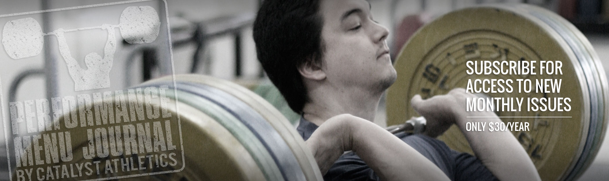 The Performance Menu Journal The Monthly Magazine of Catalyst Athletics